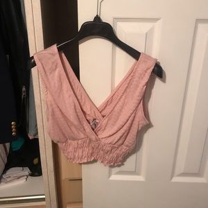 Pink shirt-brand poof